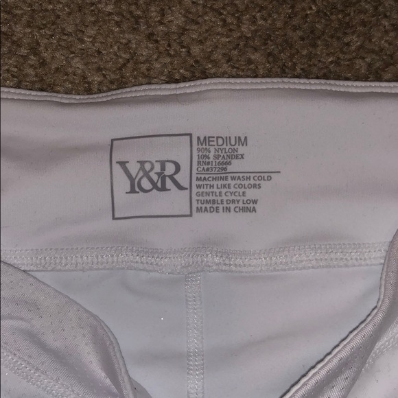 Y&R White Leggings - Picture 2 of 4